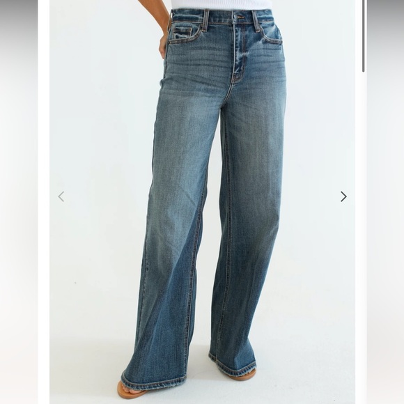Carly Jean Los Angeles Denim - Carly Jean Holland Wide Leg Jeans - 5